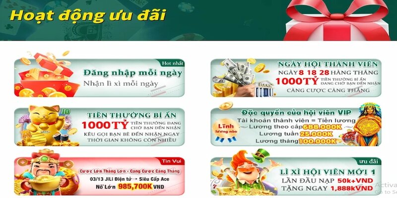  Thể thao CWIN có nhiều ưu đãi khủng