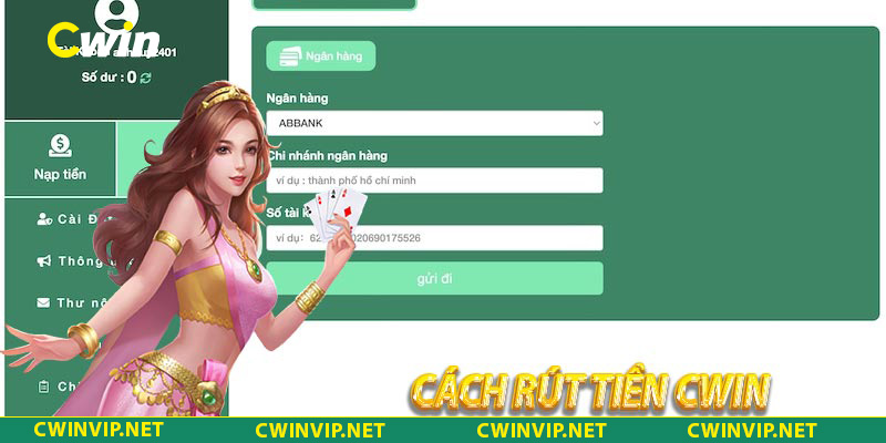 Hướng dẫn cách rút tiền CWIN cho thành viên mới