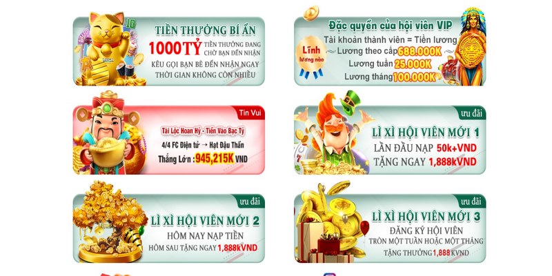 Nhận ngay tiền thưởng bí ẩn