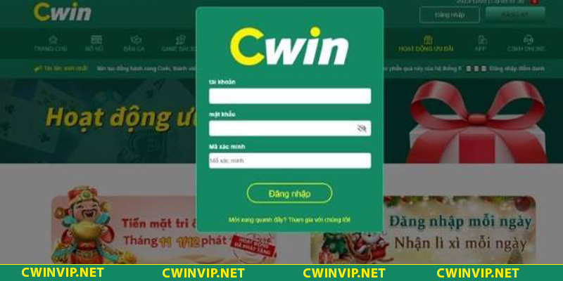 Các bước đăng nhập nhà cái Cwin an toàn